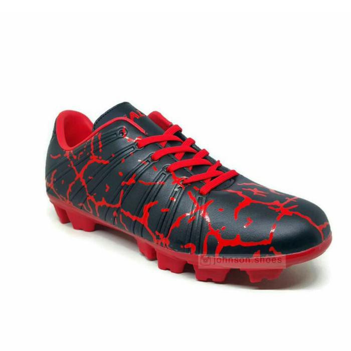 SEPATU BOLA CALCI MAGMA SC HITAM/MERAH FULL ORIGINAL