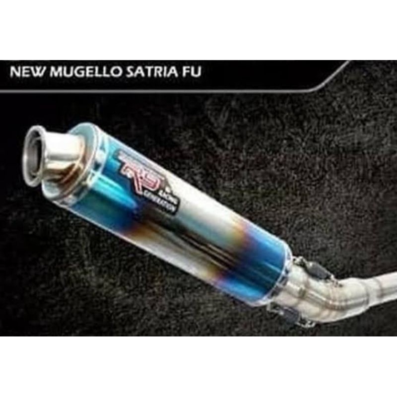 KNALPOT R9 NEW MUGGELLO BYSON ORIGINAL RAINBOW