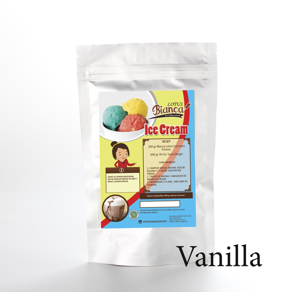 Bianca Lotus Vanilla Icecream Premix