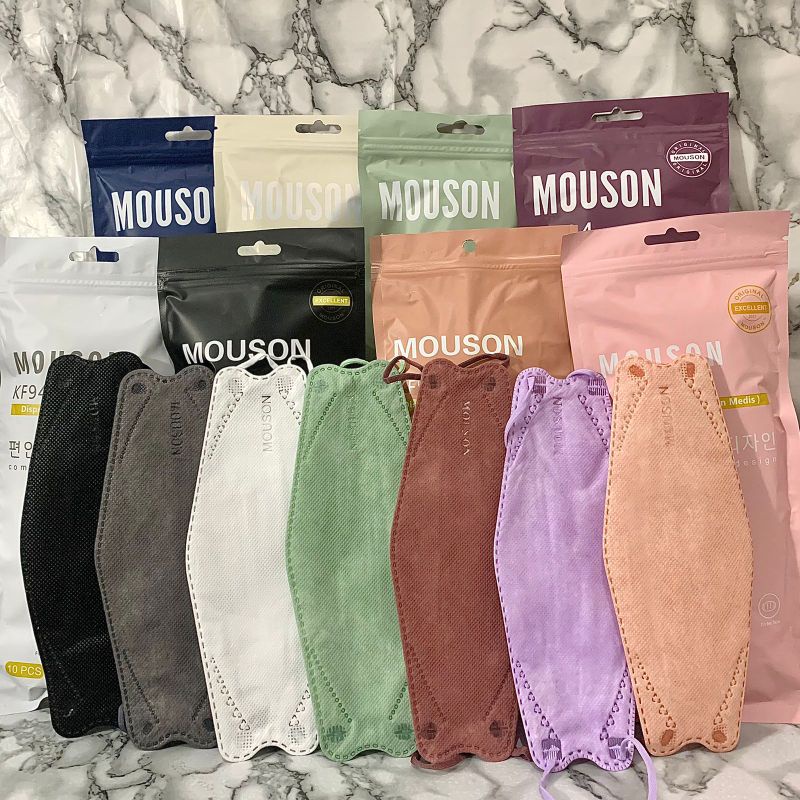 MASKER KF94 MOUSON ISI 10 // KF94 PREMIUM KOREA // KF94 TALI SENADA MOUSON