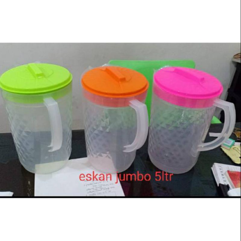 TEKO PLASTIK/TEKO BESAR/ESKAN JUMBO/TEKO JUMBO 5 LITER
