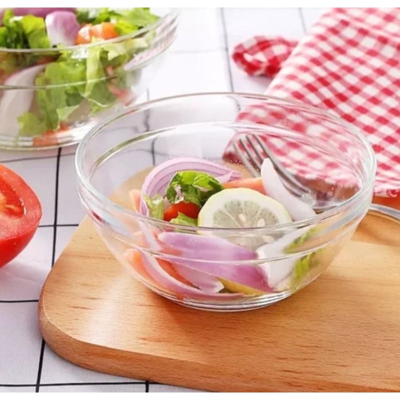 MANGKOK LUMINARC 17CM/MANGKOK SALAD/MANGKOK KACA