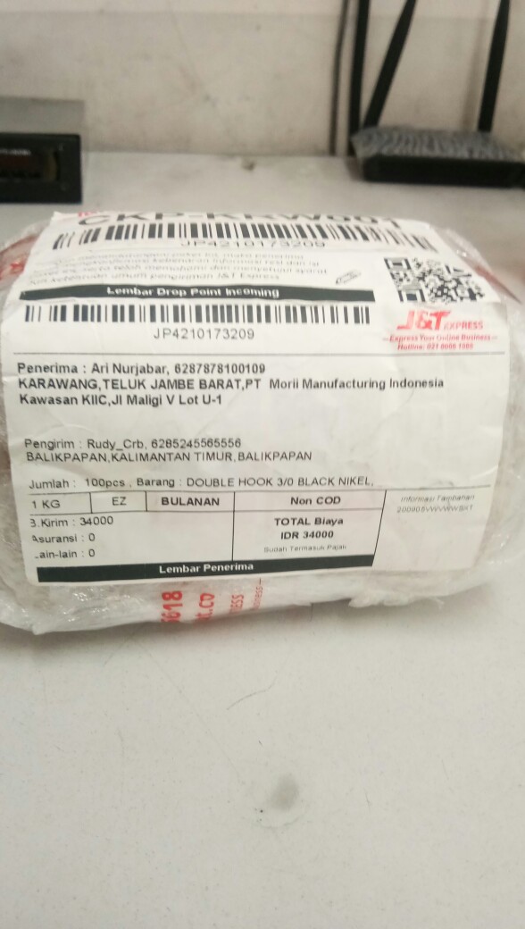 Double Hook 3/0 Black Nikel