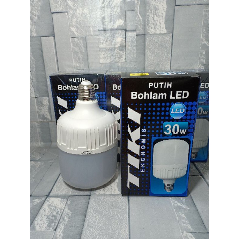 Bohlam LED Tiki Ekonomis 30 Watt Lampu Kapsul SNI