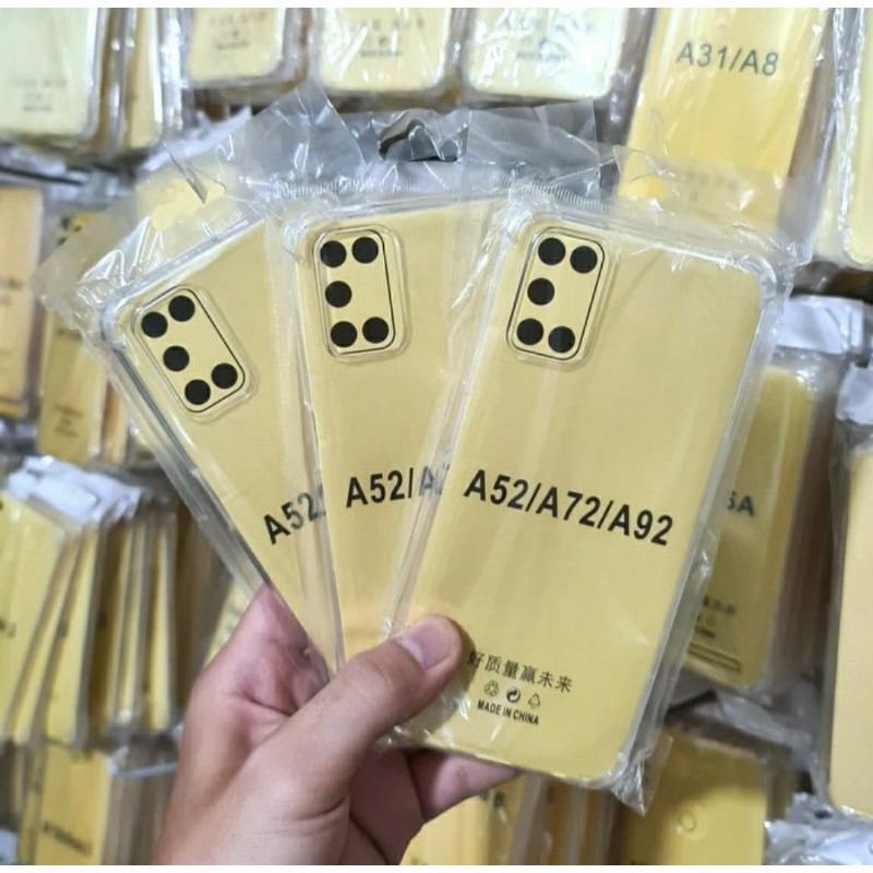 Anticrack Anticrek Softcase Bening Case Transparan Casing Sillikon Pelindung Hp Oppo A92 A52 A72