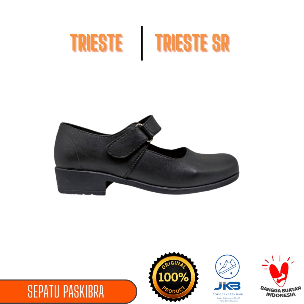 Sepatu Pantofel Paskibra Wanita Kulit Original 100 %