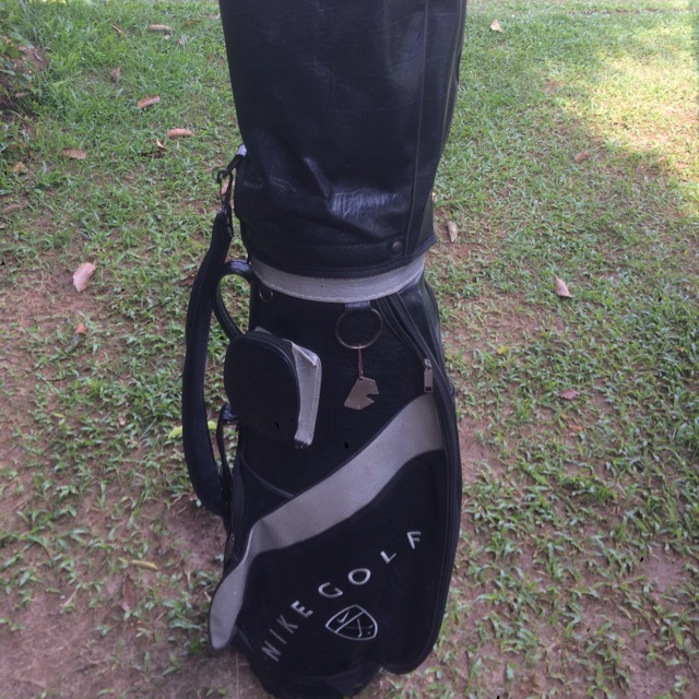 Bag Golf Nike Kulit Hitam