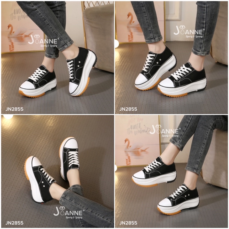 RESTOCK!! [ORIGINAL] JOANNE Casual Sport Wedges Sneakers Shoes Sepatu Wanita #JN2855