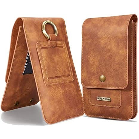 SAMSUNG NOTE 10 HOLSTER LEATHER CLIP BELT POUCH WALLET COVER SARUNG