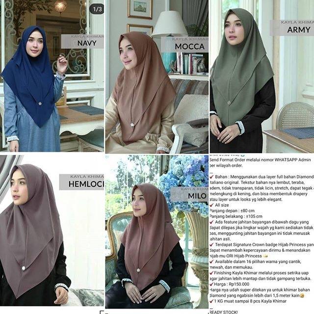 Kayla Khimar by Hijab Princess