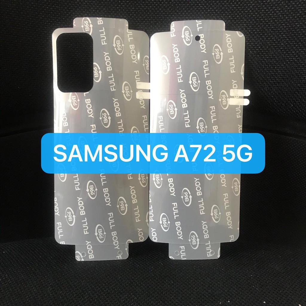 SAMSUNG A52S A32 4G A32 5G A52 4G 5G A72 4G 5G ANTI GORES FULL BODY HYDROGEL CLEAR DEPAN BELAKANG, FRONT AND BACK PELINDUNG LAYAR DAN PELINDUNG BELAKANG ANTI JAMUR FULL SET