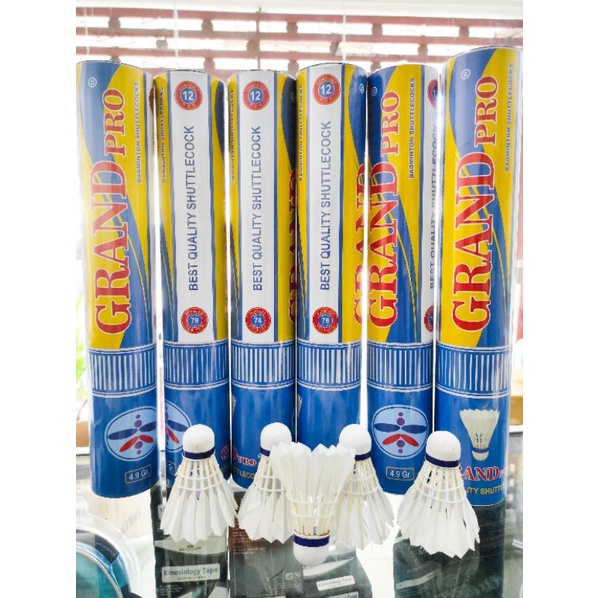 Kok Badminton Grand Pro / Shuttlecock Grandpro / Mulya Jaya 78 Isi 12pc / Cock Bulutangkis Murah Bag