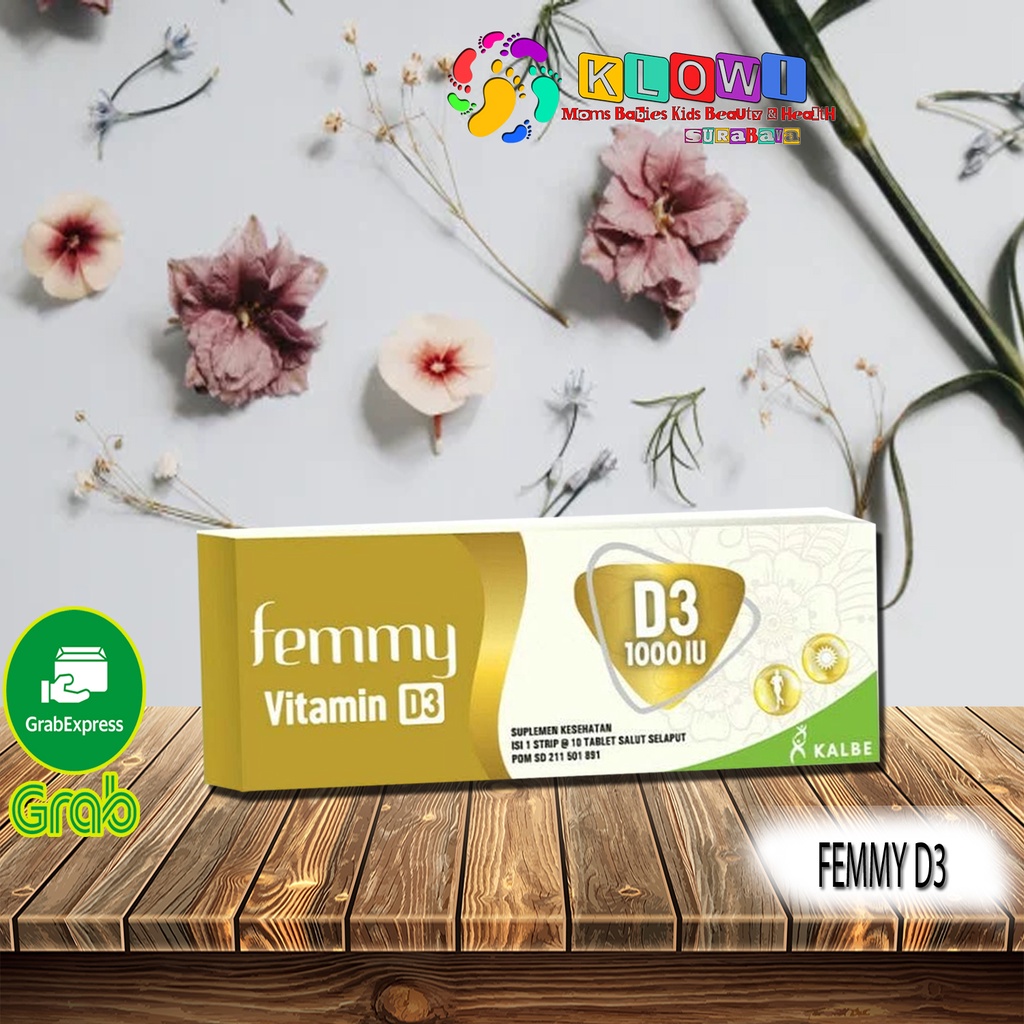 Femmy Vitamin D3 1000iu @10 Tablet