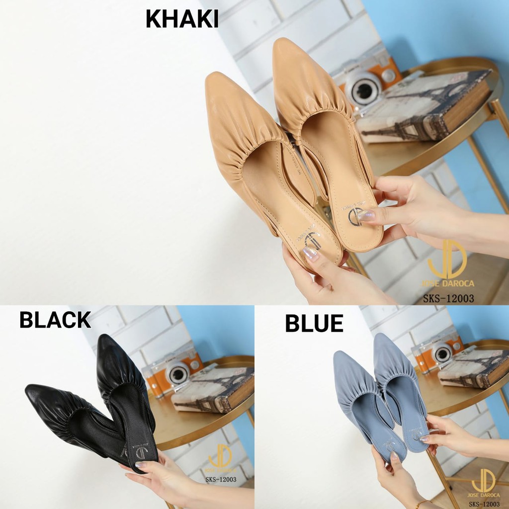 JOSE DAROCA Mules Shoes Sepatu Slip On #SKS-12003# ORIGINAL