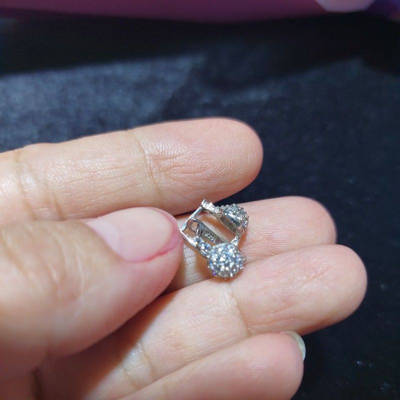 Anting Jepit perakS925