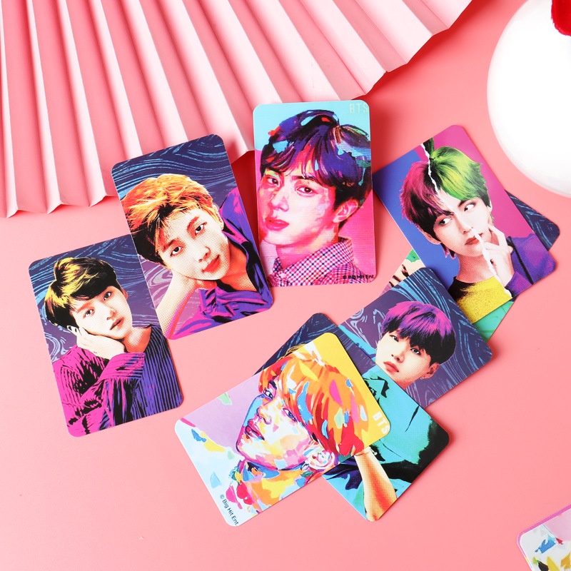 7pcs / Set Kartu Lomo Foto Kpop Bts MTPR Album Weverse Jungkook V Jimin Bt Toploader