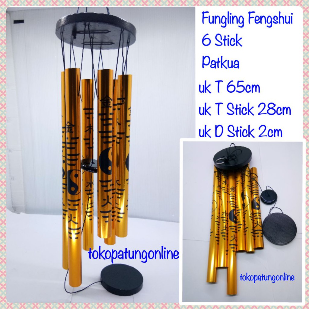 Fungling Lonceng Angin Patkua Emas 028