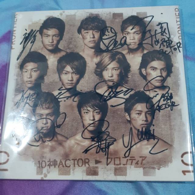 CD Album 10 Jin Actor (+tanda tangan member)