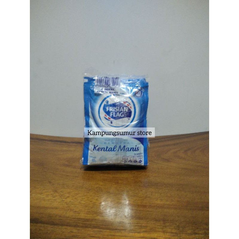 

susu bendera frisian flag kental manis sachet 1 renceng