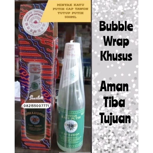 Minyak Kayu Putih Cap Tawon SUPER Tutup Putih 330ml