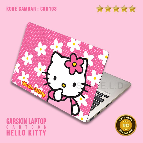 Garskin / Skin / Cover / Stiker Laptop - Cr Hello Kitty 3