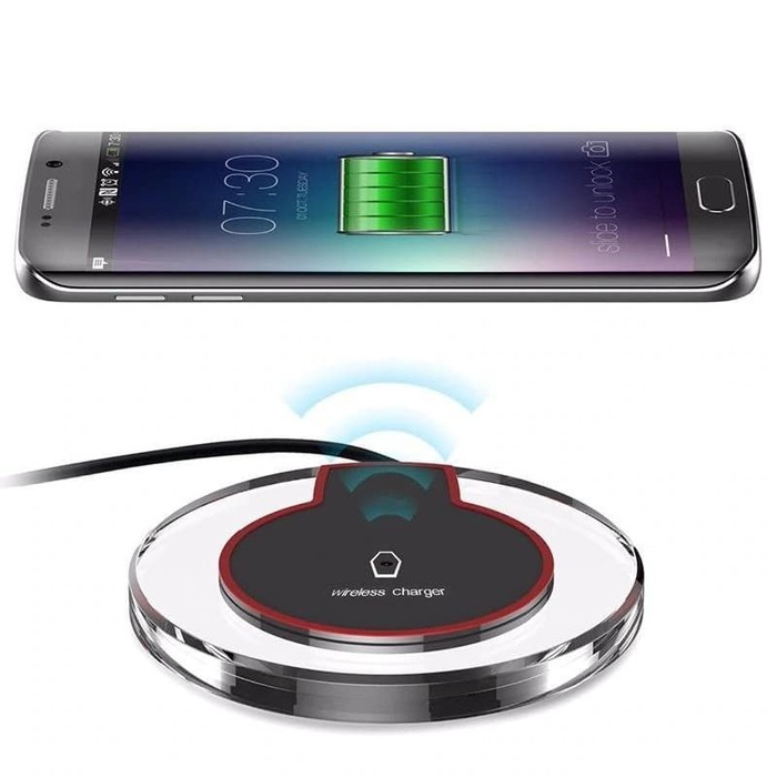 CHARGING RECEIVER QI PAD UBAH Handphone MICRO USB BISA WIRELESS CHARGE