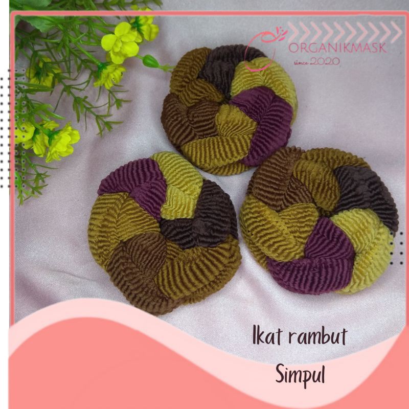 Ikat Rambut Lilit / Ikat Rambut penambah Volume  / Kunci Rambut Lilit