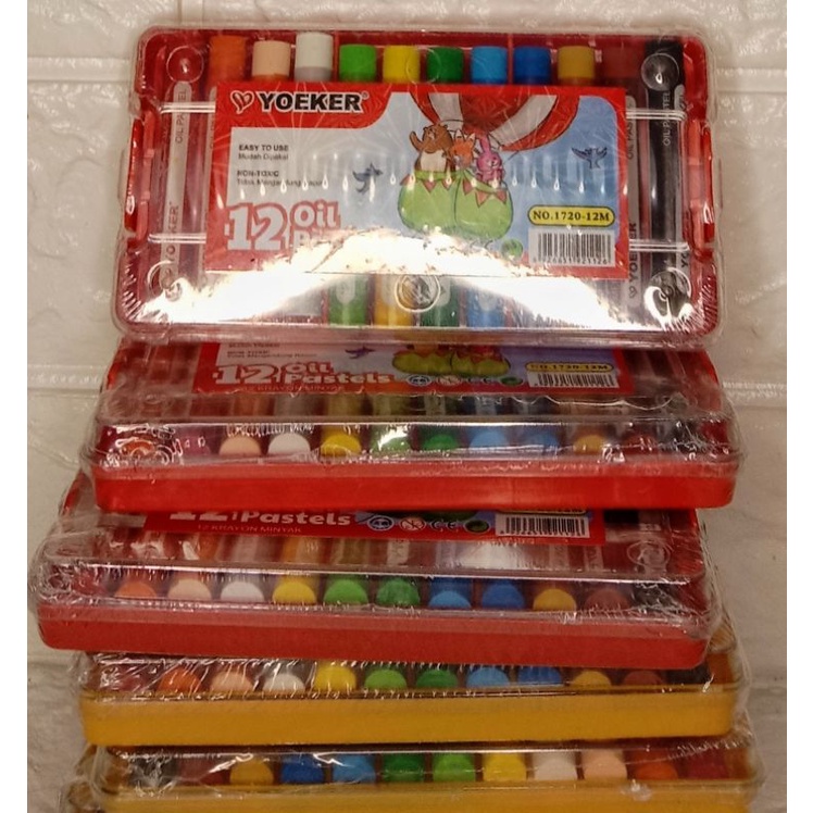 

OIK 12PASTELS 12KRAYON MINYAK YOEKER KRAYON