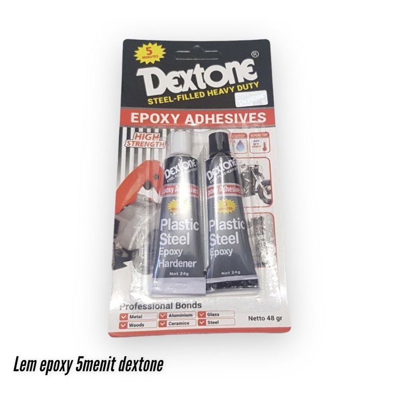 Lem besi campur epoxy dextone 5menit