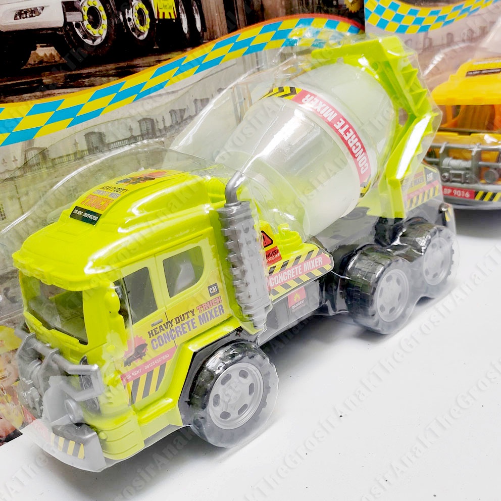 TRUK MANIA MOLEN 9016 MAINAN TRUK KONSTRUKSI CONCRETE MIXER PENGADUK SEMEN