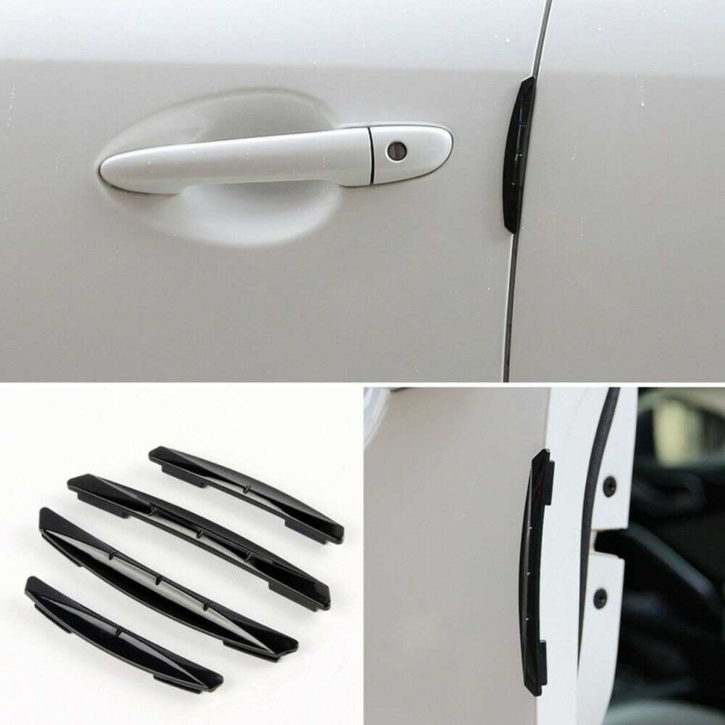 4pcs Universal Pelindung Pintu Mobil Edge Scratch Anti-Tabrakan protector Guard Strip Trim Pelindung Pinggiran Pintu Mobil Karet Pintu Mobil