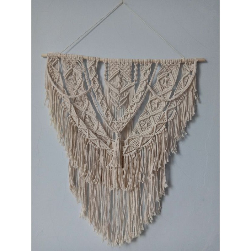 READY STOK) macrame hiasan dinding / macrame wall hanging/ Dekorasi rumah