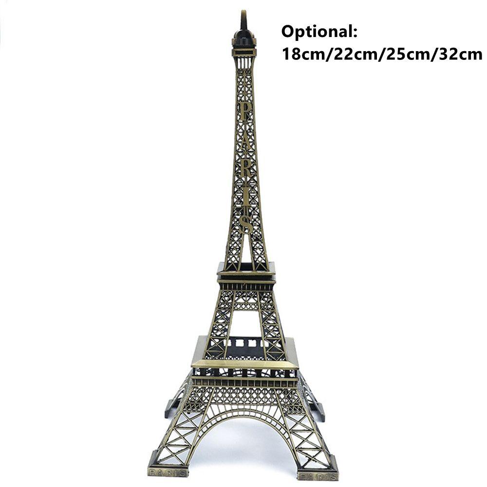 Populer Paris Model Menara Eiffel Aksesoris Desktop Kerajinan Tangan Kerajinan Tangan Kerajinan Besi Tempa Vintage