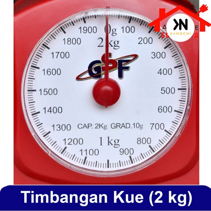 Timbangan Kue Serbaguna Analog Manual GSF Kapasitas 2 KG GSF 4016