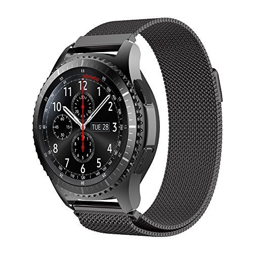 Samsung Gear S3 Frontier / Classic Metal Milanese Loop Strap 22mm