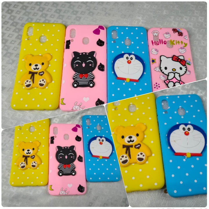 SOFT CASE KARAKTER TIMBUL KACA SAMSUNG A50