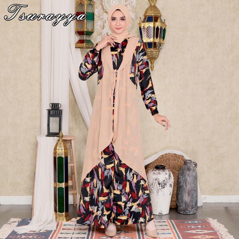 NEW GAMIS PESTA BY FIZZI/GAMIS FIZZI TSURAYYA ORI/FASHION MUSLIM/