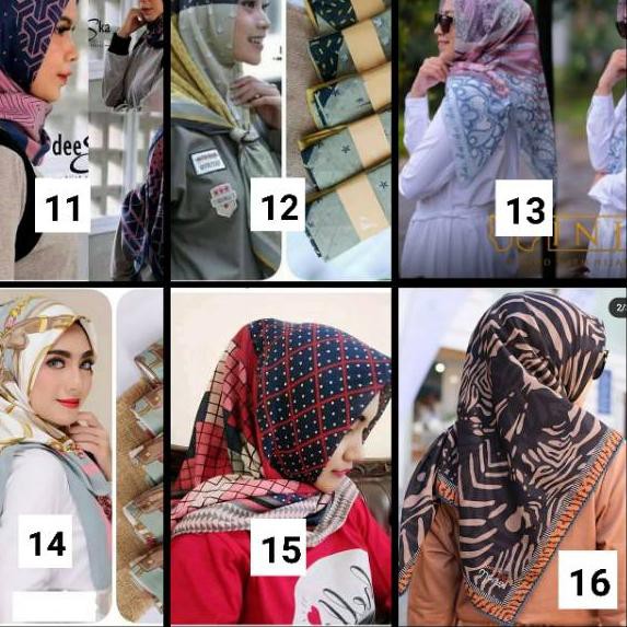 Kerudung Syahrini Segi Empat - Actris Indonesian