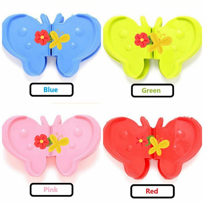 Jumpel Cempal Panci Pegangan Pelindung Anti Panas Klip Silicone Kupu
