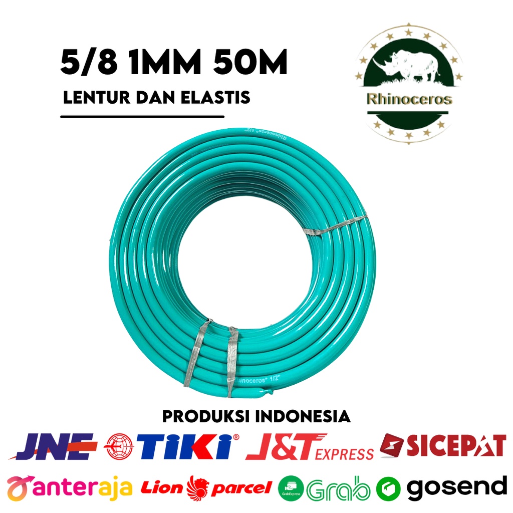 Selang Air DOP 5/8inch 1MM 50Meter Rhinoceros Selang Air Taman