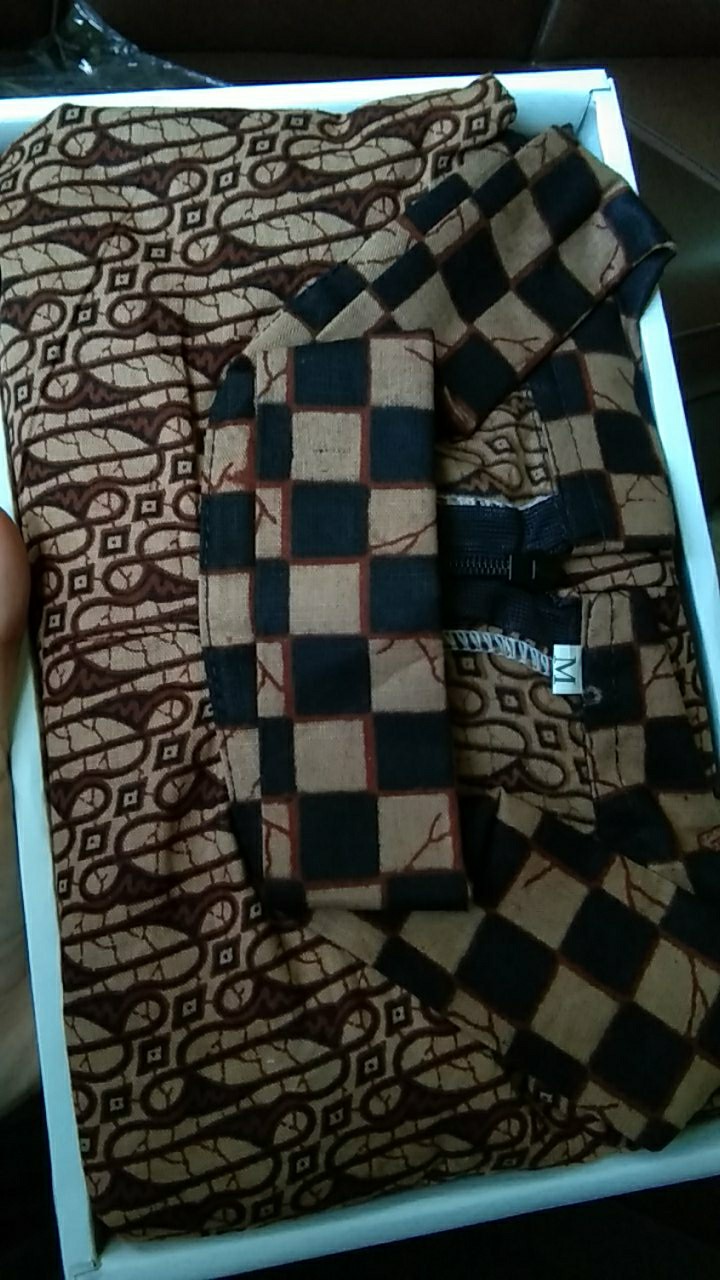 Atasan Dress Batik Wanita Sogan Dsc04868