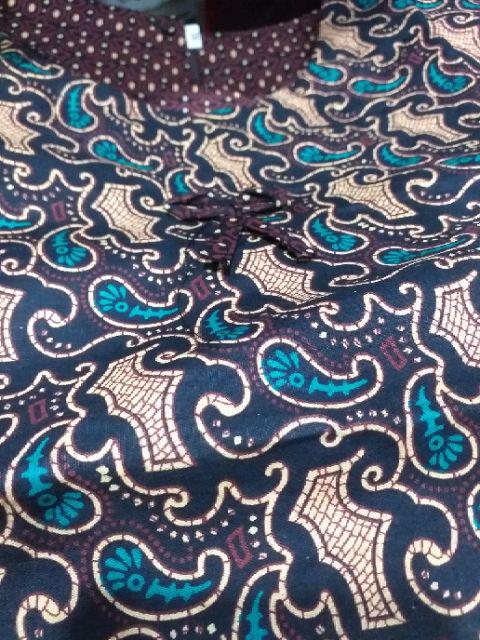 Atasan Batik Wanita Motif Tapak Kebo Pink Khas Baduy Banten - Merah Muda, Xxl Y58 Best Seller