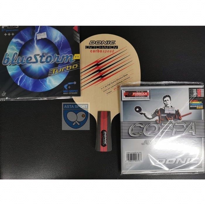 Bat tenis meja peholder set dua sisi