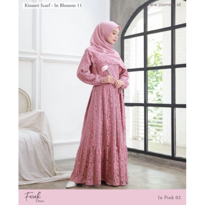 FARAH DRESS by jasmine / gamis farah jasmine (gamis saja)