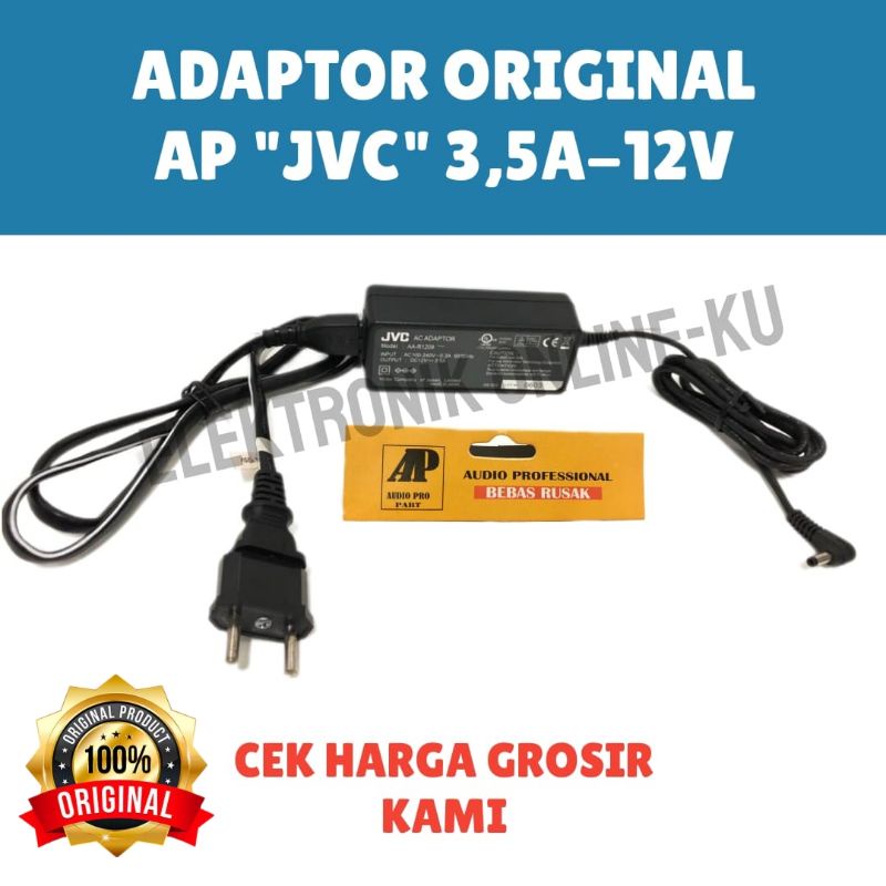 ADAPTOR 3,5A 12V JVC ORIGINAL