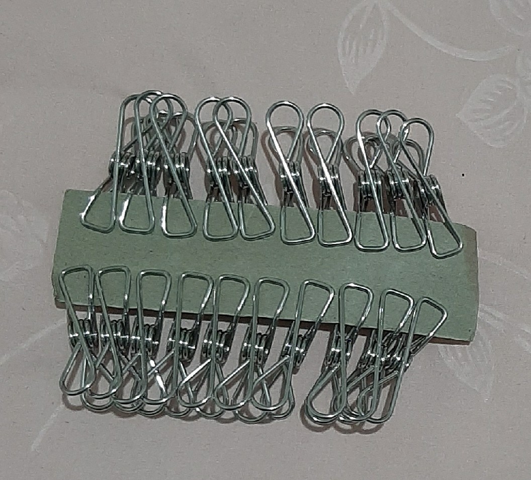 Jepitan Jemuran Baju Stainless 20pc Anti Karat Satu Set