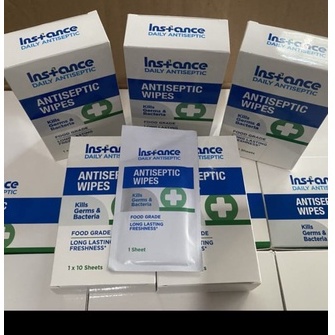 Instance Tisu Antiseptic Food Grade isi 10 pcs