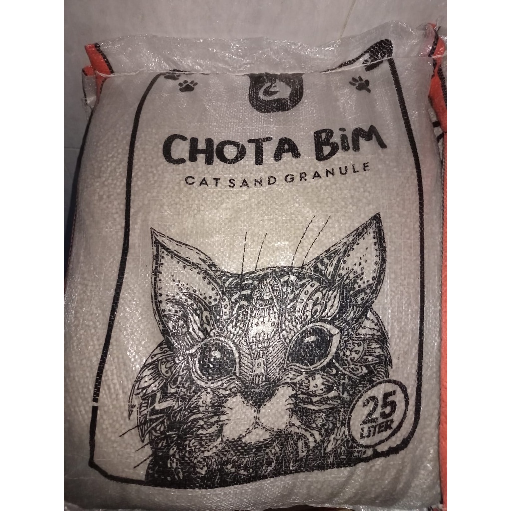 Pasir gumpal Granul untuk Kucing berat 1kg