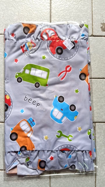 SARUNG Bantal + Guling bayi katun / Sarung bantal dan guling motif karakter anak