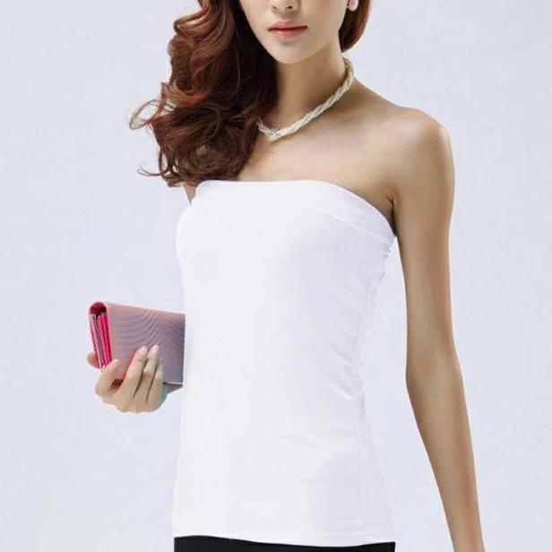 Itshop - Kemben Wanita Polos Tanpa Cup Allsize Kemben Dalaman Kebaya Wanita / Kemben Panjang Polos